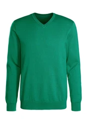 H.I.S Strickpullover mit V-Ausschnitt Türkis/Grün/Dunkelgrün