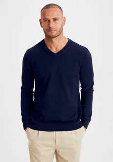 H.I.S Strickpullover mit V-Ausschnitt H.I.S Strickpullover mit V-Ausschnitt