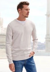 H.I.S Strickpullover mit V-Ausschnitt 