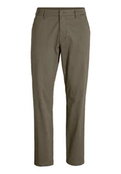 H.I.S Chinohose Regular-Fit Khaki/Dunkelgrün