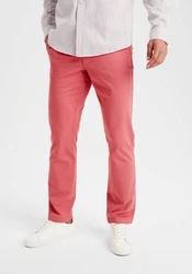 H.I.S Chinohose Regular-Fit Rot/Rosa