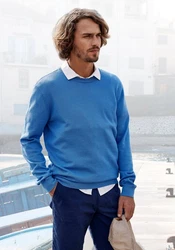 H.I.S Strickpullover Regular Fit Blau/Hellblau