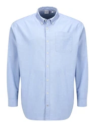 Jack & Jones Langarmhemd Oxford hellblau/Blau
