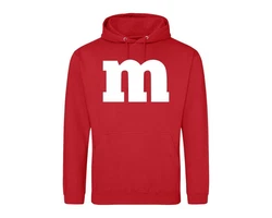 Youth Designz Kapuzenpullover Team M Hoodie Rot/Dunkelrot