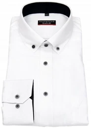 Langarmhemd leicht tailliert bgelfrei Button-Down-Kragen
