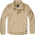 Brandit Strickpullover Fleece Troyer Ripstop Braun/Khaki