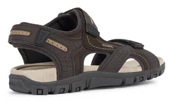 Geox Sandalette U8224D 050AU Dunkelbraun/Khaki/Braun/Grau/Beige/Rot