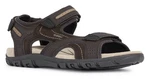 Geox Sandalette U8224D 050AU Dunkelbraun/Khaki/Braun/Grau/Beige/Rot