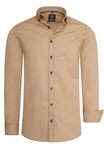 Rusty Neal Langarmhemd Beige/Braun/Khaki