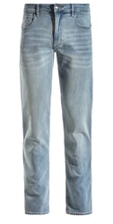 Buffalo 5-Pocket Jeans Straight-fit Hellblau/Blau
