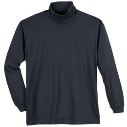 Poloshirt Groe Gren Herren Rollkragen-Langarmshirt marine