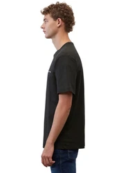 Marc O'Polo T-Shirt mit Label-Stickerei Khaki/Dunkelgrün/Grün