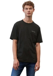 Marc O'Polo T-Shirt mit Label-Stickerei Khaki/Dunkelgrün/Grün