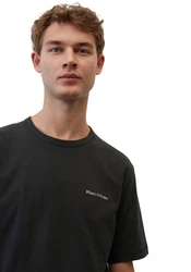 Marc O'Polo T-Shirt mit Label-Stickerei Khaki/Dunkelgrün/Grün