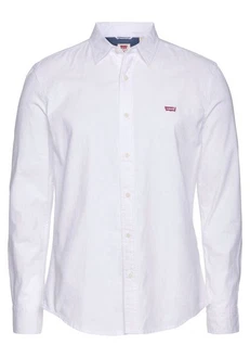 Levi's Jeanshemd BATTERY HM SHIRT SLIM rot/weiß