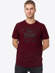 Lonsdale T-Shirt TORBAY (115086) Black/Oxblood (115086)