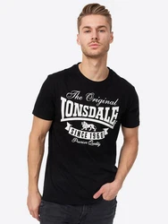 Lonsdale T-Shirt TORBAY (115086) Black/Oxblood (115086)