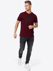 Lonsdale T-Shirt TORBAY (115086) Black/Oxblood (115086)