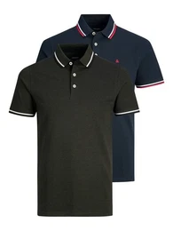 Poloshirt JJEPAULOS (1-tlg) aus 100% Baumwolle