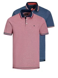 Poloshirt JJEPAULOS (1-tlg) aus 100% Baumwolle