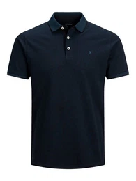 Poloshirt JJEPAULOS (1-tlg) aus 100% Baumwolle