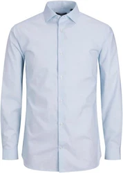 JPRBLAPARKER Shirt L/S Hellblau/Blau
