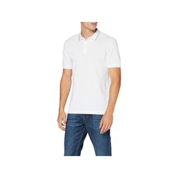 Poloshirt wei regular fit (1-tlg)