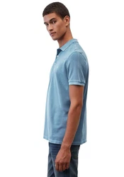 Marc O'Polo Poloshirt (OCS) B21226653000 Hellblau/Blau