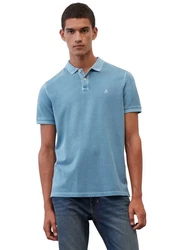 Marc O'Polo Poloshirt (OCS) B21226653000 Hellblau/Blau