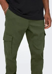 ONLY & SONS Cargohose ONSDean (1-tlg) Dunkelgrün/Khaki/Grün