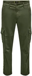 ONLY & SONS Cargohose ONSDean (1-tlg) Dunkelgrün/Khaki/Grün