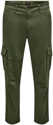 ONLY & SONS Cargohose ONSDean (1-tlg) Dunkelgrün/Khaki/Grün