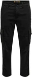 ONLY & SONS Cargohose ONSDean (1-tlg) Schwarz/Dunkelblau/Khaki