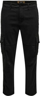 ONLY & SONS Cargohose ONSDean (1-tlg) Schwarz/Dunkelblau/Khaki