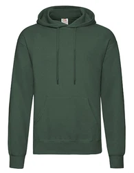 Fruit of the Loom Hoodie Kapuzen Sweater Grün/Dunkelgrün
