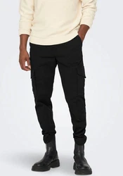 ONLY & SONS Cargohose ONSDean (1-tlg) Schwarz/Dunkelblau/Khaki