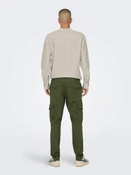 ONLY & SONS Cargohose ONSDean (1-tlg) Dunkelgrün/Grün/Khaki