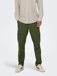 ONLY & SONS Cargohose ONSDean (1-tlg) Dunkelgrün/Grün/Khaki