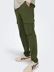 ONLY & SONS Cargohose ONSDean (1-tlg) Dunkelgrün/Grün/Khaki