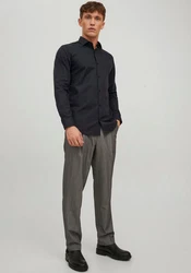 JPRBLAPARKER Shirt L/S schwarz