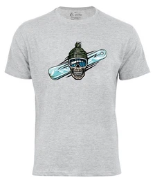 T-Shirt Skull on Snowboarding