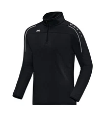 Jako Sweatshirt Classico Ziptop Schwarz/Dunkelblau