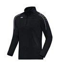 Jako Sweatshirt Classico Ziptop Schwarz/Dunkelblau