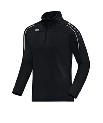 Jako Sweatshirt Classico Ziptop Schwarz/Dunkelblau