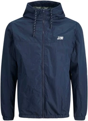 Jack & Jones Kurzjacke JJ JJDOVER HOOD JACKET Dunkelblau/Blau