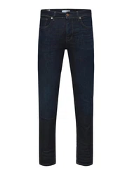 SELECTED HOMME Slim-fit Jeans Leon Dunkelblau