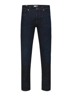SELECTED HOMME Slim-fit Jeans Leon Dunkelblau