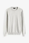 Next Rundhalspullover Grau/Silber
