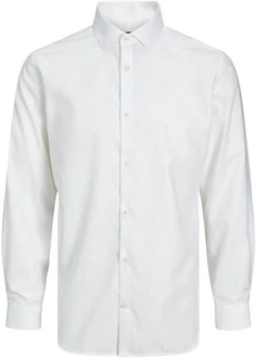 JPRBLAPARKER Shirt L/S Weiß/Grau/Creme