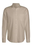 H.I.S Langarmhemd mit Kentkragen Khaki/Beige/Braun